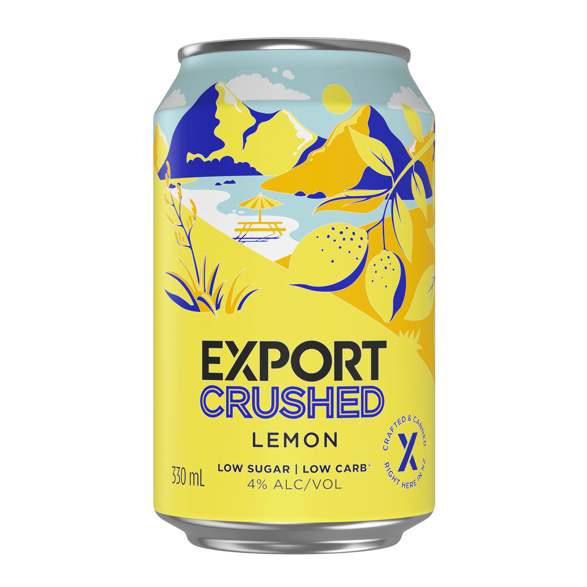 Export Crushed Lemon 330Ml Can
